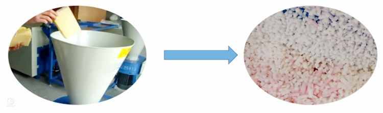 Sponge Shredder Machine Sponge Shredder Machine