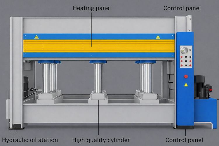 Plywood Hot Press Machine