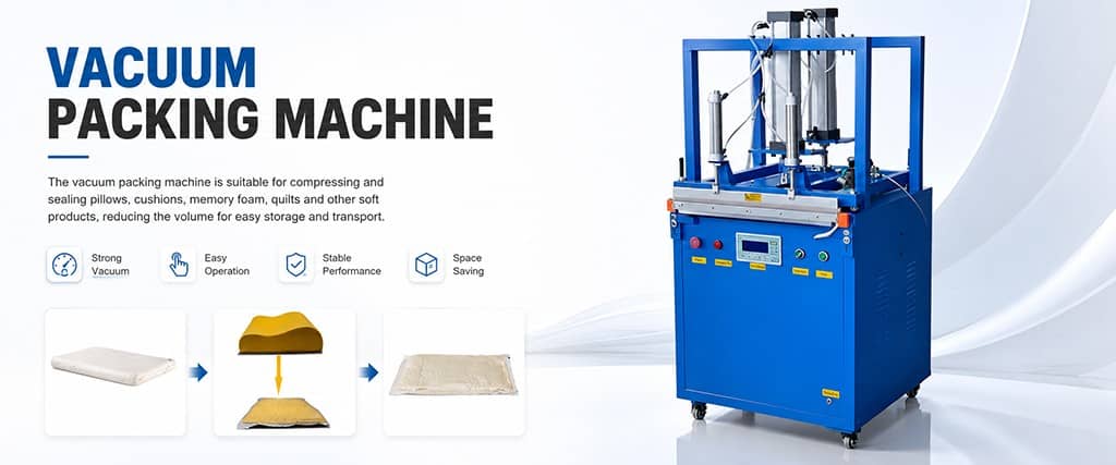 Vacuum Compression Sealer Machines Vacuum Compression Sealer Machines Polyester <a href=https://www.syinnold.com/Pillow-Fiber-Vacuum-Packing-Machine-Full-Appearance-Cotton-Compress-Sealer-Machine-p.html target='_blank'>Fiber Vacuum Packing Machine</a> For Pillow