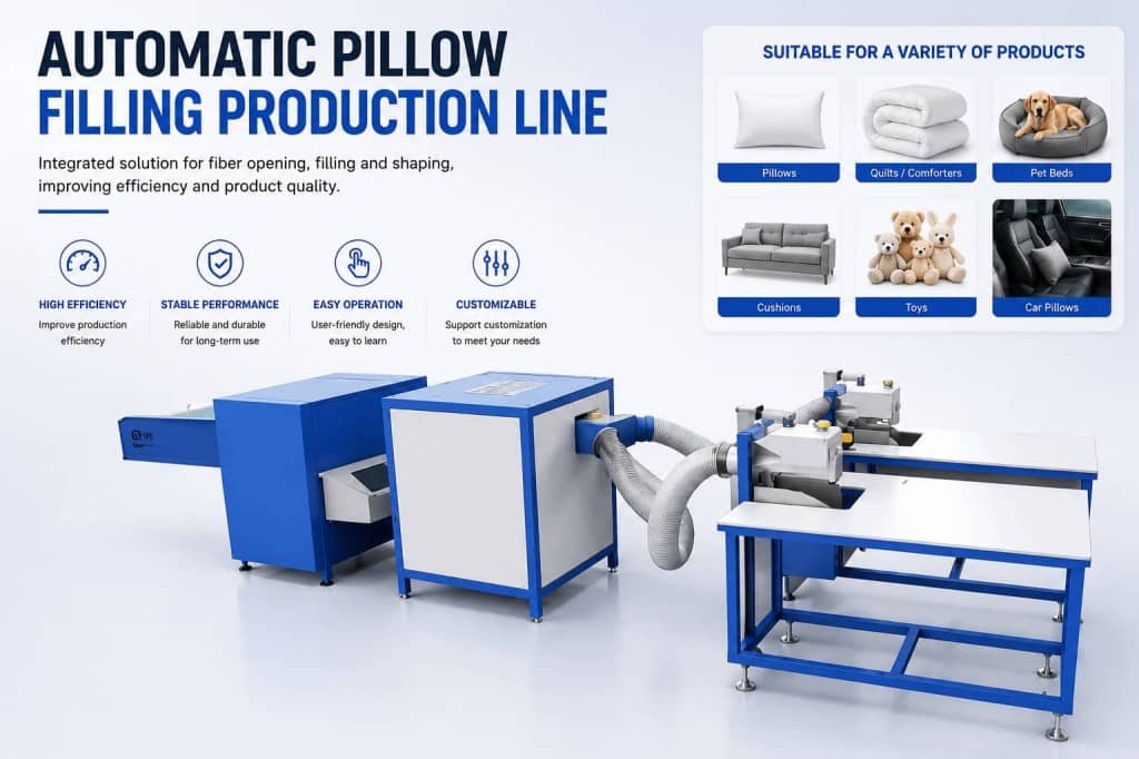 Quantitative Filling Machine Quantitative Filling Machine Sofa Cushion Cotton Filling Machine Supplier