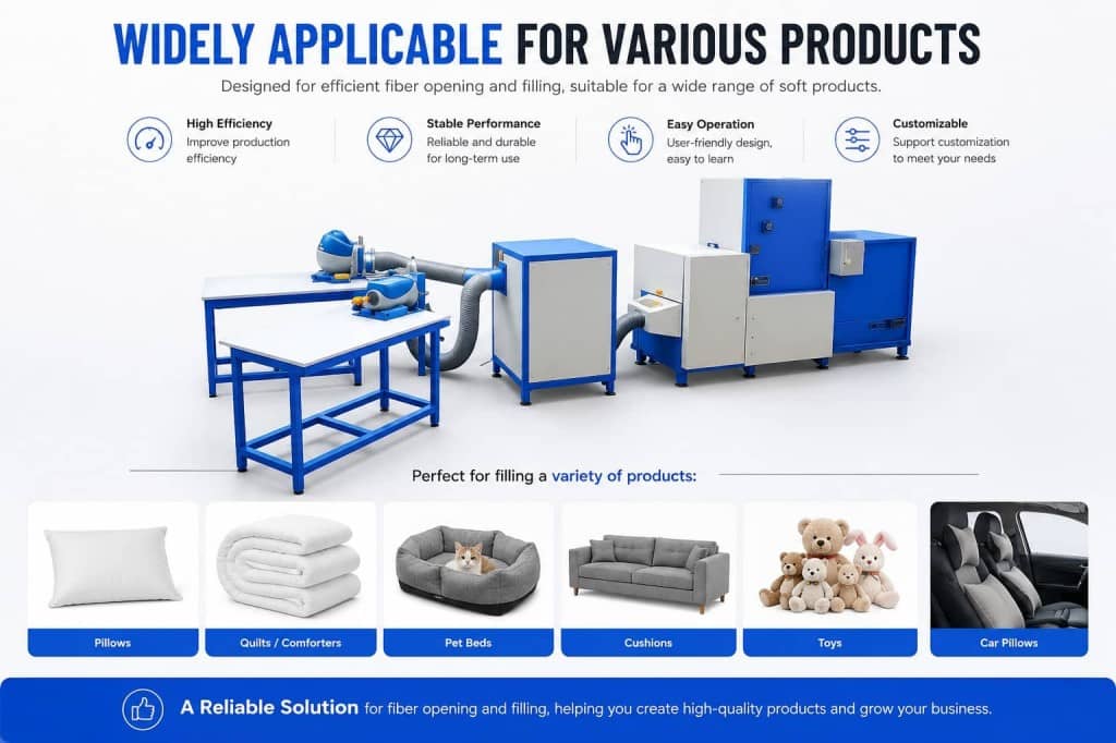 Quantitative Pillow Stuffing Machine Quantitative Pillow Stuffing Machine Cost Effective Seat Cushion Weighing Filling Machine