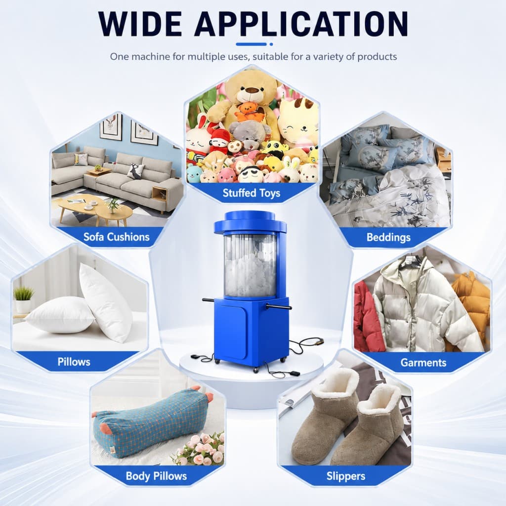 Diy Toy Stuffing Machine Cotton Teddy Mountain Soft Toy Filling Filler Machine