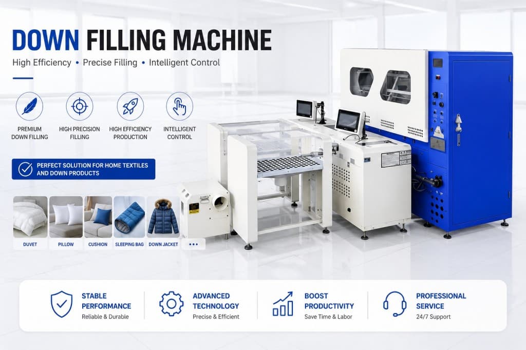 Down Alternative Filling Machine Cost Effective Jacket Filler Supplier