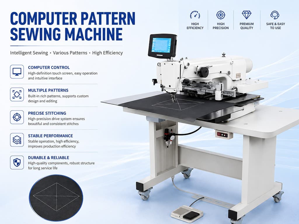 Automatic Pattern Sewing Machine Automatic Pattern Sewing Machine Programmable Sewing Machine For Sale