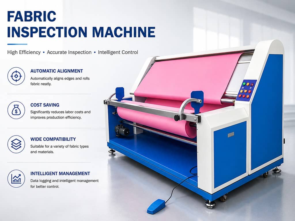 Cloth Checking Machine High Speed <a href=https://www.syinnold.com/Digital-Fabric-Inspection-Machine-Four-Point-Fabric-Machine-Supplier-p.html target='_blank'>Fabric Inspection Machine Supplier</a>