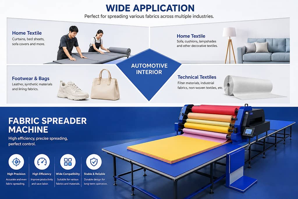 Bedding Fabric Spreading Machine High Efficiency Mattress Fabric Machine