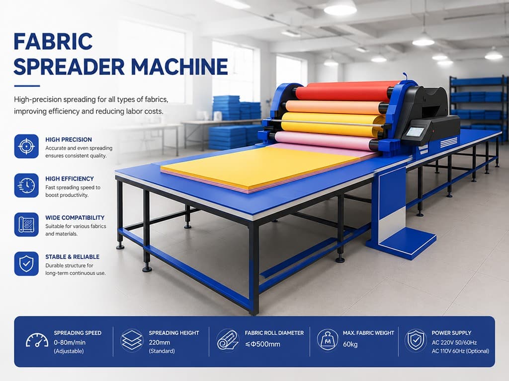 Fabric Spreading Equipment Single Layer <a href=https://www.syinnold.com/Fabric-Spreading-Equipment-Single-Layer-Fabric-Spreading-Machine-For-Sale-p.html target='_blank'>Fabric Spreading Machine For Sale</a>