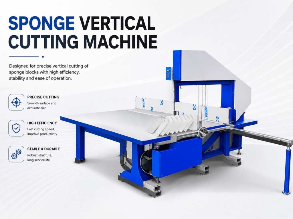 Foam Cutting Equipment Foam Vertical Saw Cutter Splitting Machine Price
