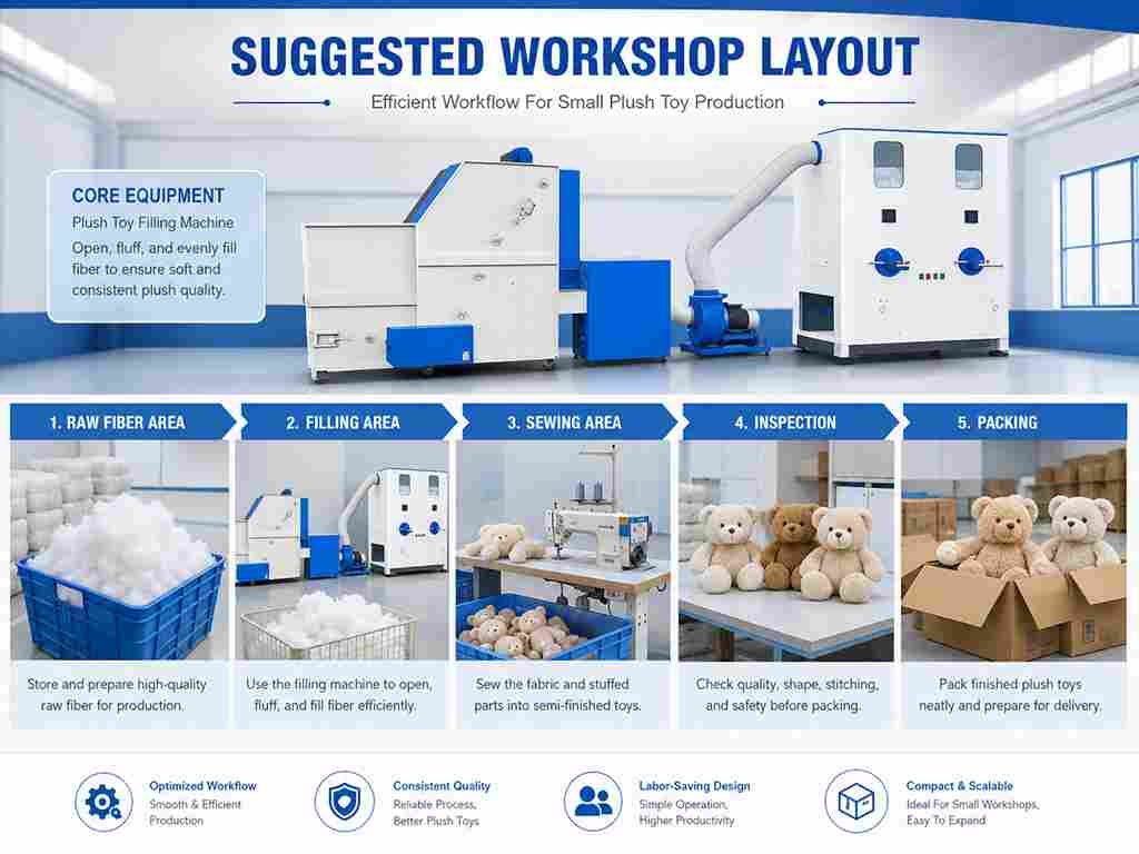 How To Build A Small Plush Toy Filling Workshop