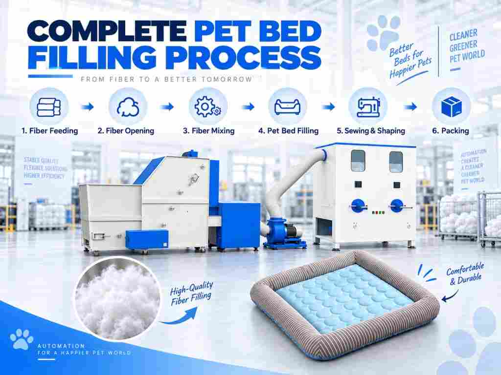 Pet Bed Filling Machine