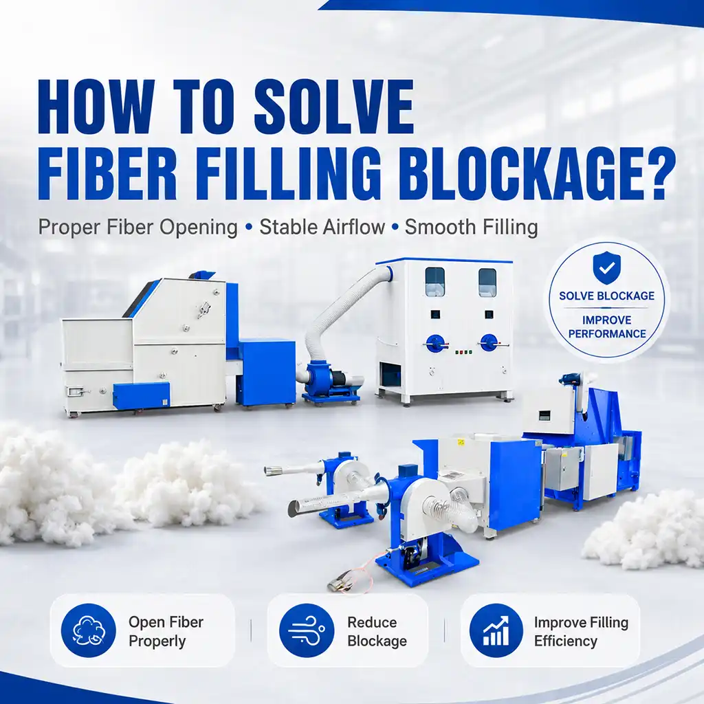 How To Solve Fiber Filling Blockage Problems In Filling Machines?