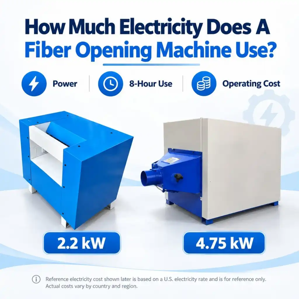 How Much Electricity Does A Fiber Opening Machine Use?