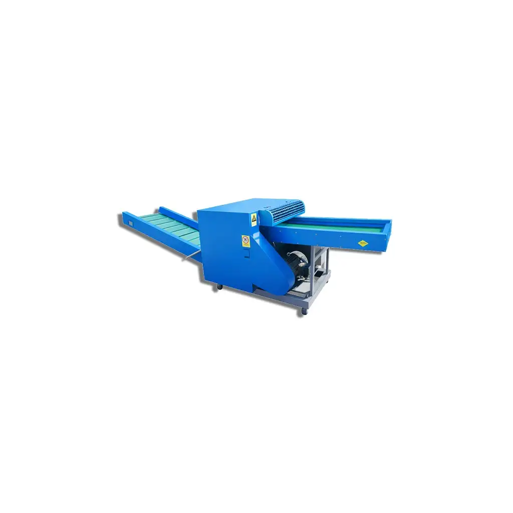 Fabric Crushing Machine Textile Denim Recycling Scrap Shredder Machine