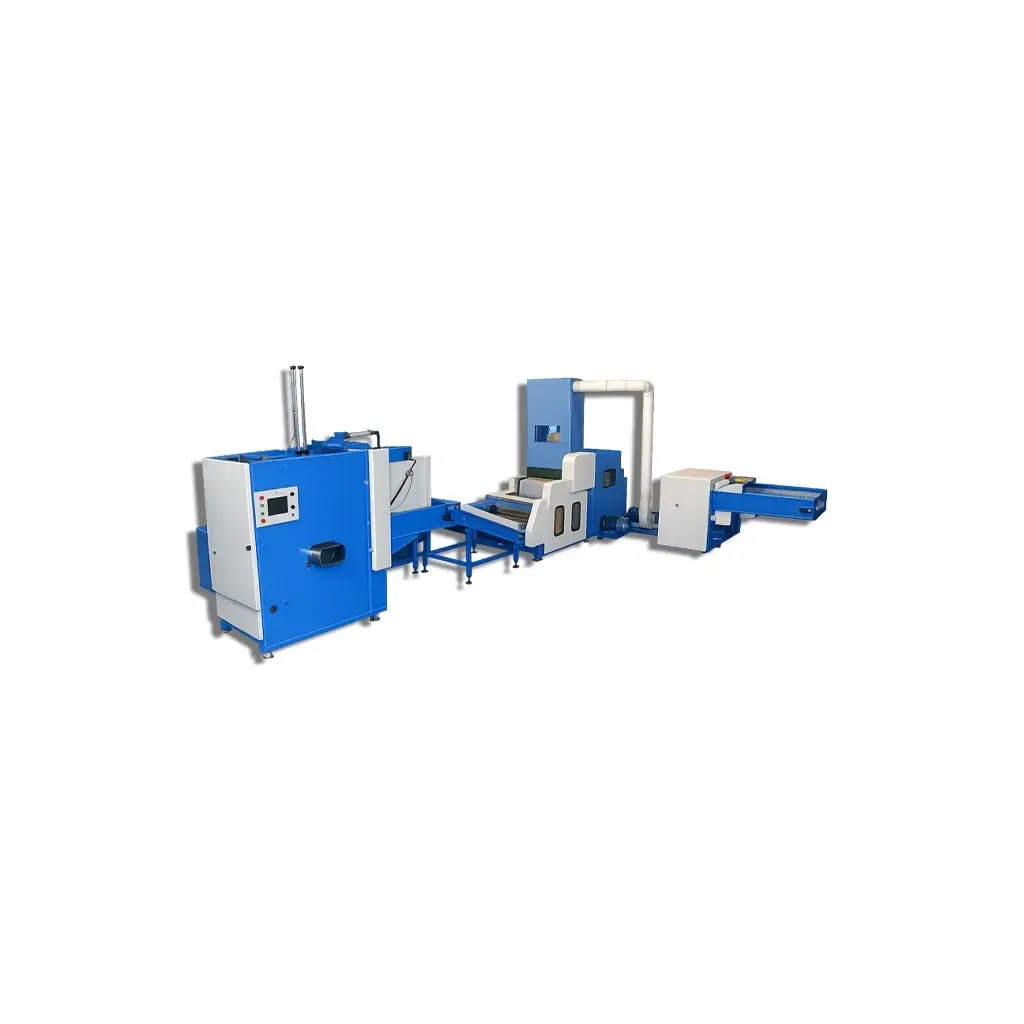 Fiber Rolling Machine Polyester Pillow Filling Roll Packing Machine For Sale