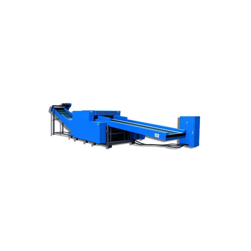 Polyester Fabric Shredder Low Noise Textile Shredding Machine For Sale