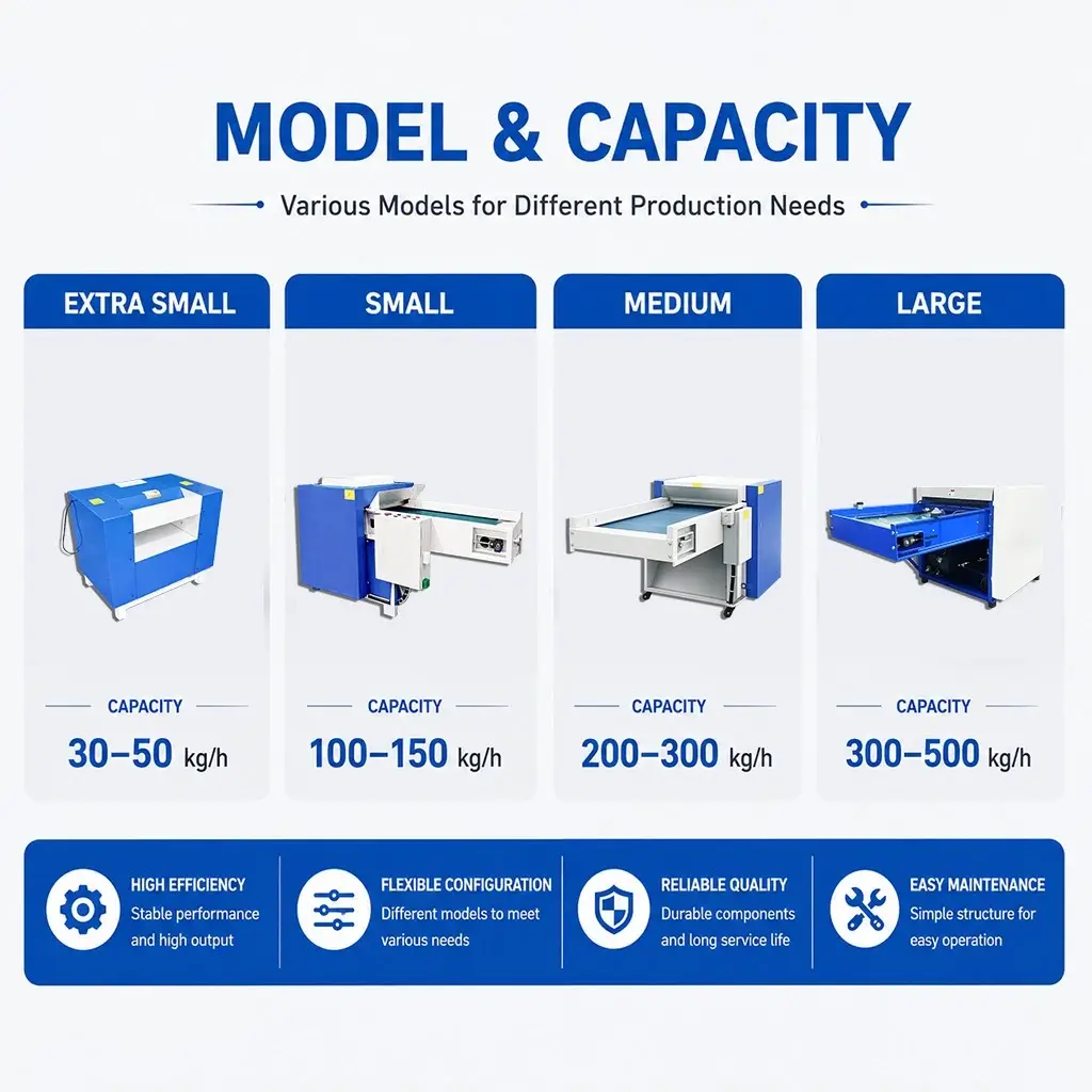 Polyester Opening Machine Popular Cotton Fiber Opener For Toy Stuffing Machine Polyester Opening Machine Popular Cotton Fiber Opener For Toy Stuffing Machine