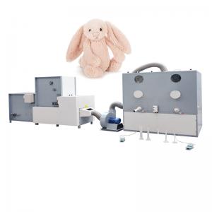 Teddy Bear Stuffing Machine Price 200kg/h With Doule-port Fiber Toy Filling Machine